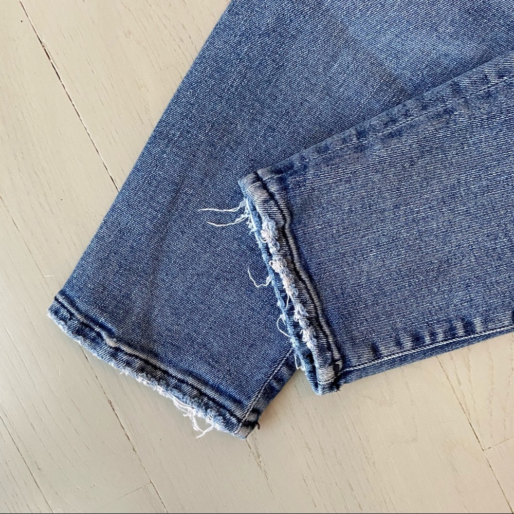 Agolde Sophie Ripped High Waist Crop Jean In Spell - Picture 7 of 13